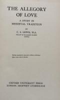 The Allegory of Love: A Study in Medieval Tradition