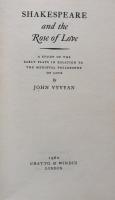Shakespeare and the Rose of Love: a Study of the Early Plays in Relation to the Medieval Philosophy of Love 