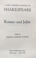 A New Variorum Edition of Shakespeare: Romeo and Juliet