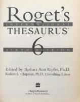 Roget's International Thesaurus  Sixth Edition  Revised & Updated