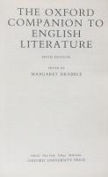 The Oxford Companion to English Literature　New Edition