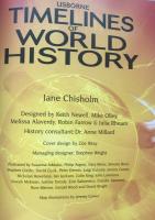 Usborne Timelines of World History 