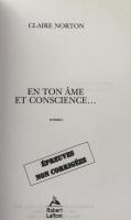 En ton âme et conscience