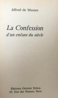 La confession d'un enfant du siècle