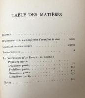 La confession d'un enfant du siècle