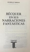 Bécquer en sus narraciones fantásticas