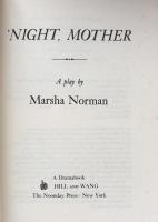 'Night, mother: A play (A Mermaid dramabook)