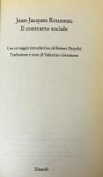 Il contratto sociale. Con un saggio introduttivo di Robert Derathé. Traduzione e note di Valentino Gerratana