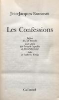 Les Confessions (folio classique)