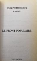 Le Front Populaire
