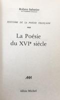 La Poésie du XVIe siècle(Histoire de la poésie française)