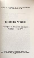 Charles Nodier: Colloque du deuxième centenaire, Besançon Mai 1980