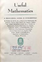 Useful Mathematics: A High-School Course in Fundamentals