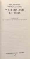 The Oxford Dictionary for Writers and Editors