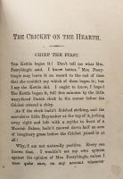 The Cricket on the Hearth： A Fairy Tale of Home- with Selections from “Sketches by Boz”