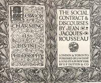 The Social Contract and Discourses (Everyman's Library No.660)

