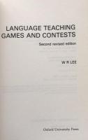Language Teaching Games and Contests