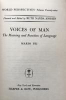 Voices of Man: The Meaning and Function of Language(World Perspectives Vol.29)