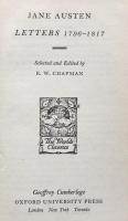 Jane Austen Letters 1796-1817 (The World's Classics 549)