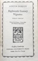 Eighteenth Century Vignettes(The World's Classics 245)