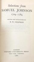 Selections from Samuel Johnson 1709-1784(The World's Classics 586)