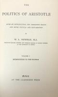 The Politics of Aristotle Volume Ⅰ・Ⅱ・Ⅲ・Ⅳ　4 vols.Complete