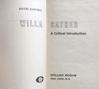 Willa Cather: A Critical introduction