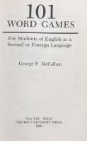 101 Word Games:For Students of English as a Second or Foreign Language