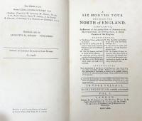 A Six Months Tour through the North of England. Containing, An Account of the present state of Agriculture, Manufactures and Population in several Counties of this Kingdom. 4 volumes Complete