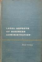 Legal Aspects of Business Administration