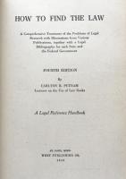 How to Find the Law: A Comprehensive Treatment of the Problems of Legal Research with Illustrations from Various Publications, Together with a Legal Bibliography for Each State and the Federal Government(A Legal Reference Handbook)