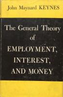The General Theory of Employment, Interest, and Money