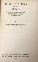 How to Pay for the War: A Radical Plan for The Chancellor of the Exchequer