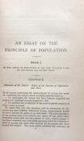 An Essay on the Principle of Population or A View of its Past and Present effects on Human Happiness with an Inquiry into our Prospects Respecting the Future Removal or Mitigation of the Evils Which it Occasions.