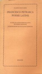 Poesie Latine(Classici Ricciardi 22): A Cura Guido Martellotti Ed Enrico Bianchi