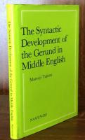 The Syntactic Development of the Gerund in Middle English