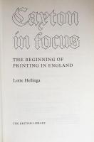 Caxton in focus: The Beginning of Printing in England