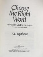 Choose the Right Word: A Modern Guide to Synonyms