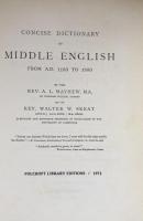 A Concise Dictionary of Middle English From A.D.1150 to 1580 