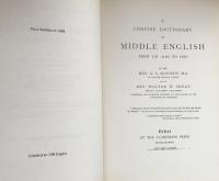 A Concise Dictionary of Middle English From A.D.1150 to 1580 