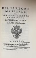 Dell'arbore musicale(Musurgiana12):
Facsimile dell'esemplare appartenuto a Padre Martini