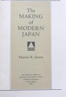 The Making of Modern Japan