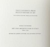 Art and Architecture in Italy 1600–1750.Ⅱ.The High Baroque 1625–1675 (The Yale University Press Pelican History of Art Series)