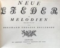 Neue Lieder in Melodien Gesetzt