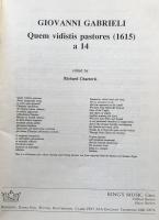 Quem vidistis pastores(1615) a 14