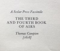 THE THIRD AND FOURTH BOOK OF AIRS