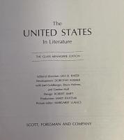 The United States in Literature（The Glass Menagerie Edition)