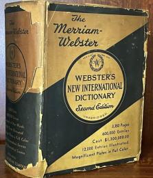 Webster's New International Dictionary of the English Language Second Edition Unabridged