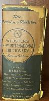 Webster's New International Dictionary of the English Language Second Edition Unabridged