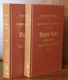 A Course of Lectures on the English Law: Delivered at the University of Oxford 1767-1773 (In Two Volumes)


